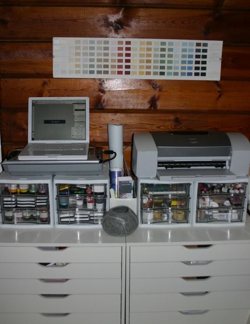 photopolymer2 studio print station - wide format A3+ printing is so good to have in the studio