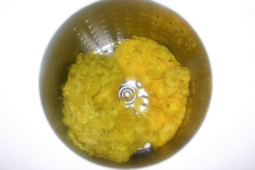 straight from the dye pots into the centrifuge